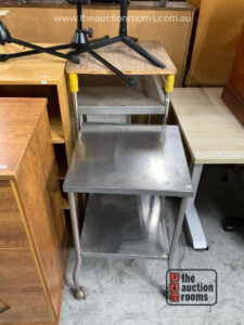 2 x Stainless Steel Trollies