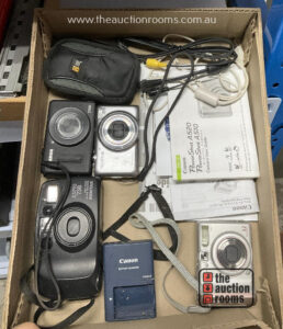 Quantity of Assorted Cameras