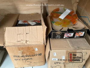 2 x Boxes of Italian Hand Painted Plates