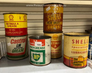 Quantity of Grease Tins
