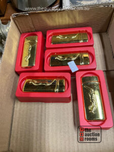 5 x Australian Cricket Board Lighters