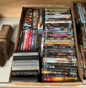 Quantity of DVDs
