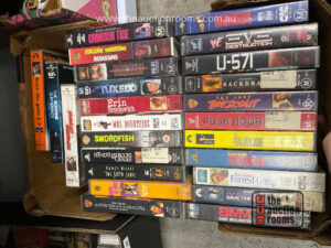 Quantity of VHS Tapes