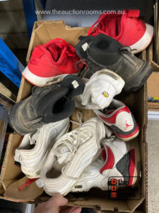 Box of Nike Sneakers & More